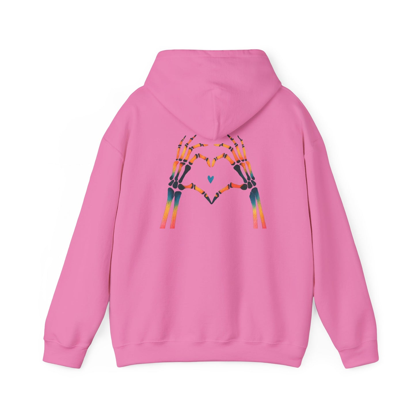 Rainbow Skeleton Heart Hoodie