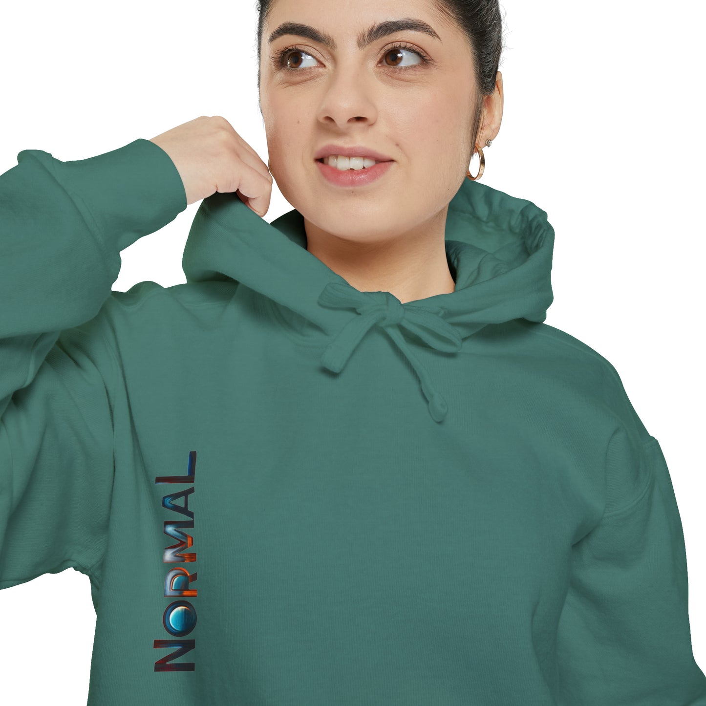 Normal Wear Unisex Garment-Dyed Hoodie