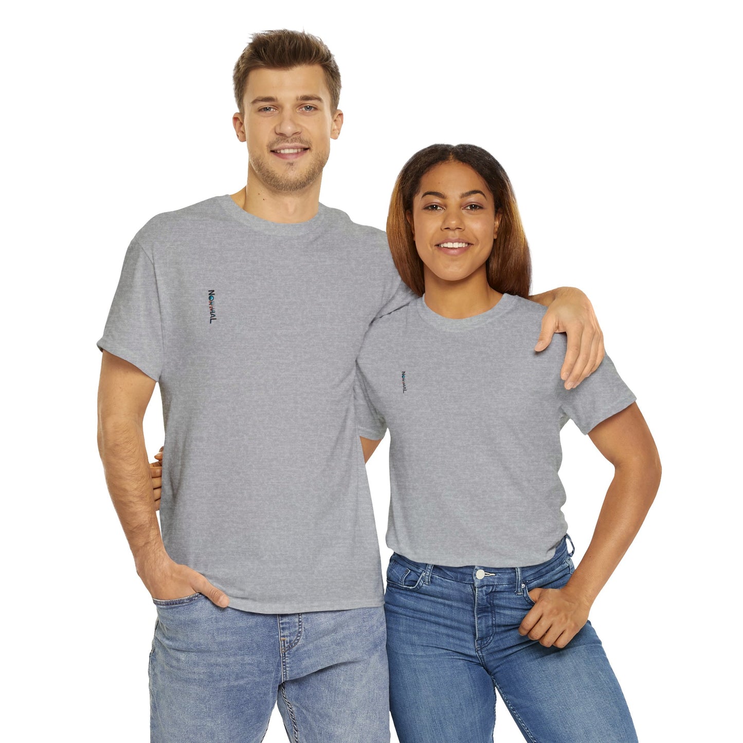 Normales Tragen AI Prints Unisex-T-Shirt aus schwerer Baumwolle