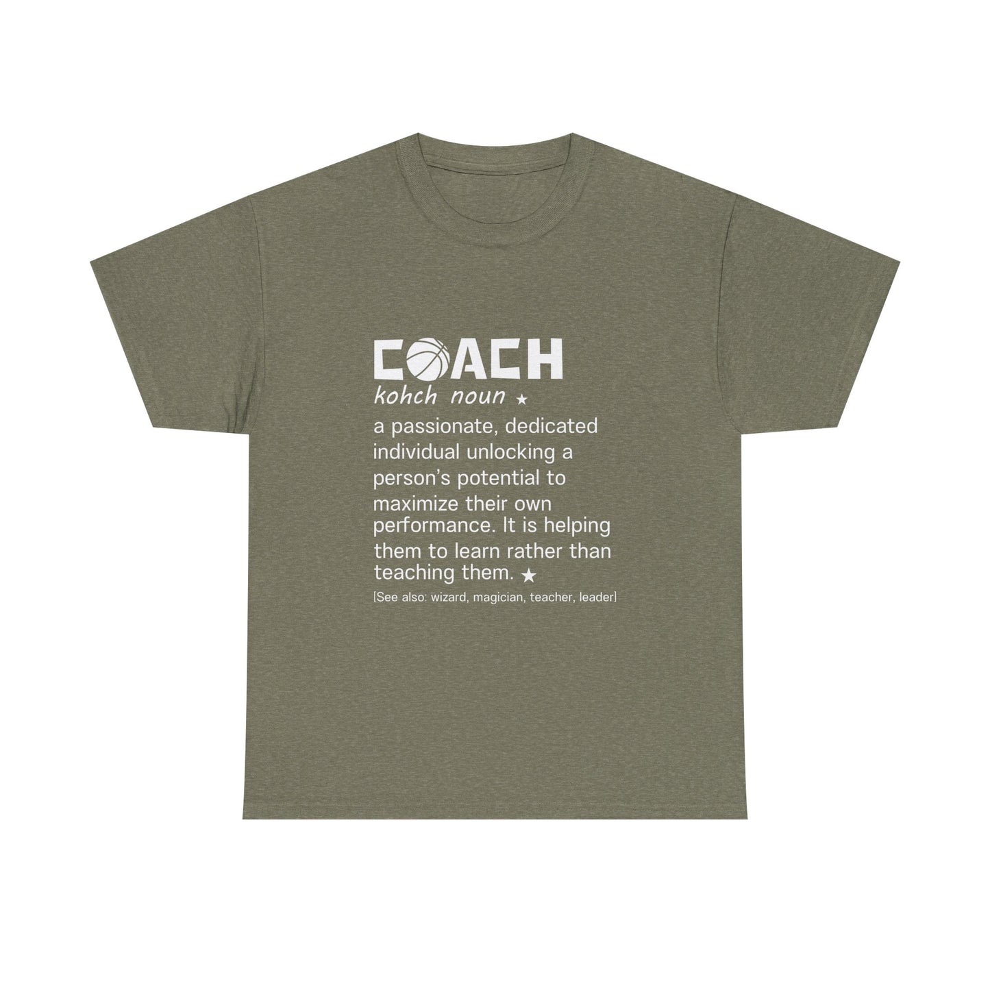 Basketball Coach Definition Unisex Tee