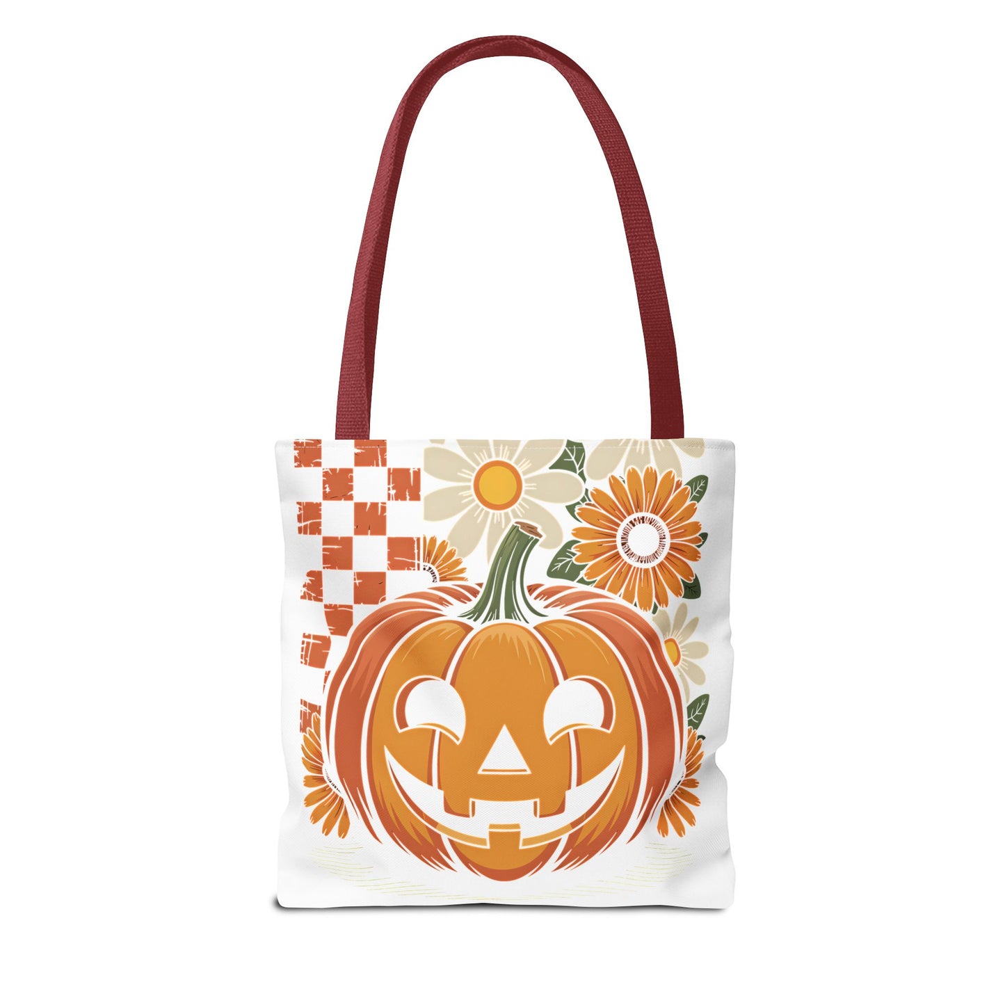 Autumn Pumpkin Tote Bag, Halloween Gift, Eco-Friendly Shopping, Seasonal Bag, Fall Decor, Floral Pumpkin Handbag