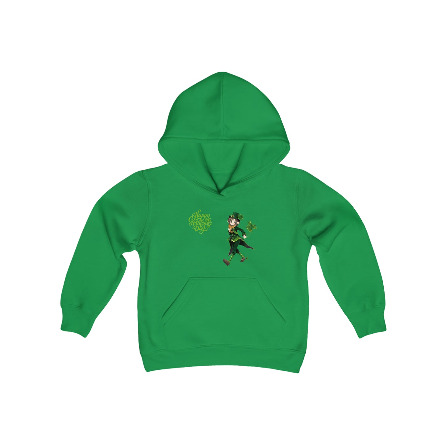 St. Patricks Day Youth Heavy Blend Hooded Sweatshirt