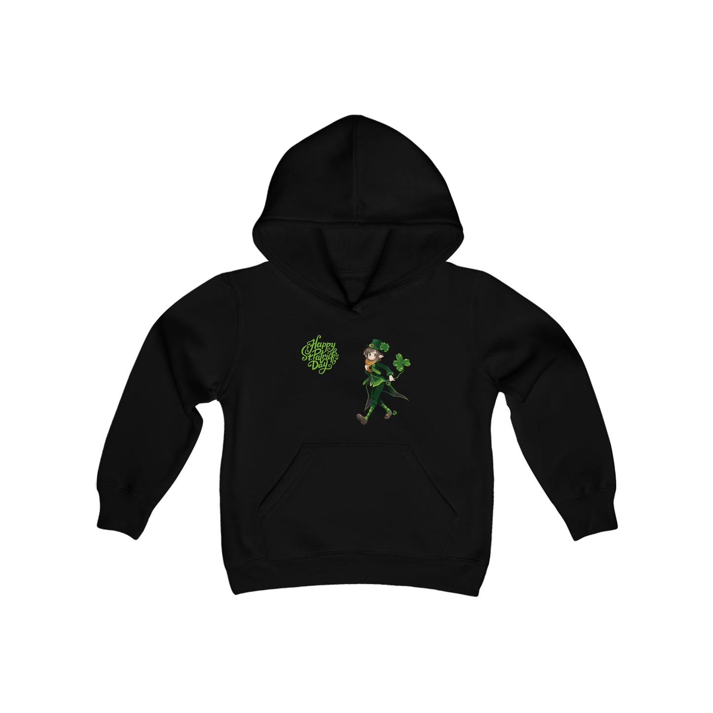 St. Patricks Day Youth Heavy Blend Hooded Sweatshirt