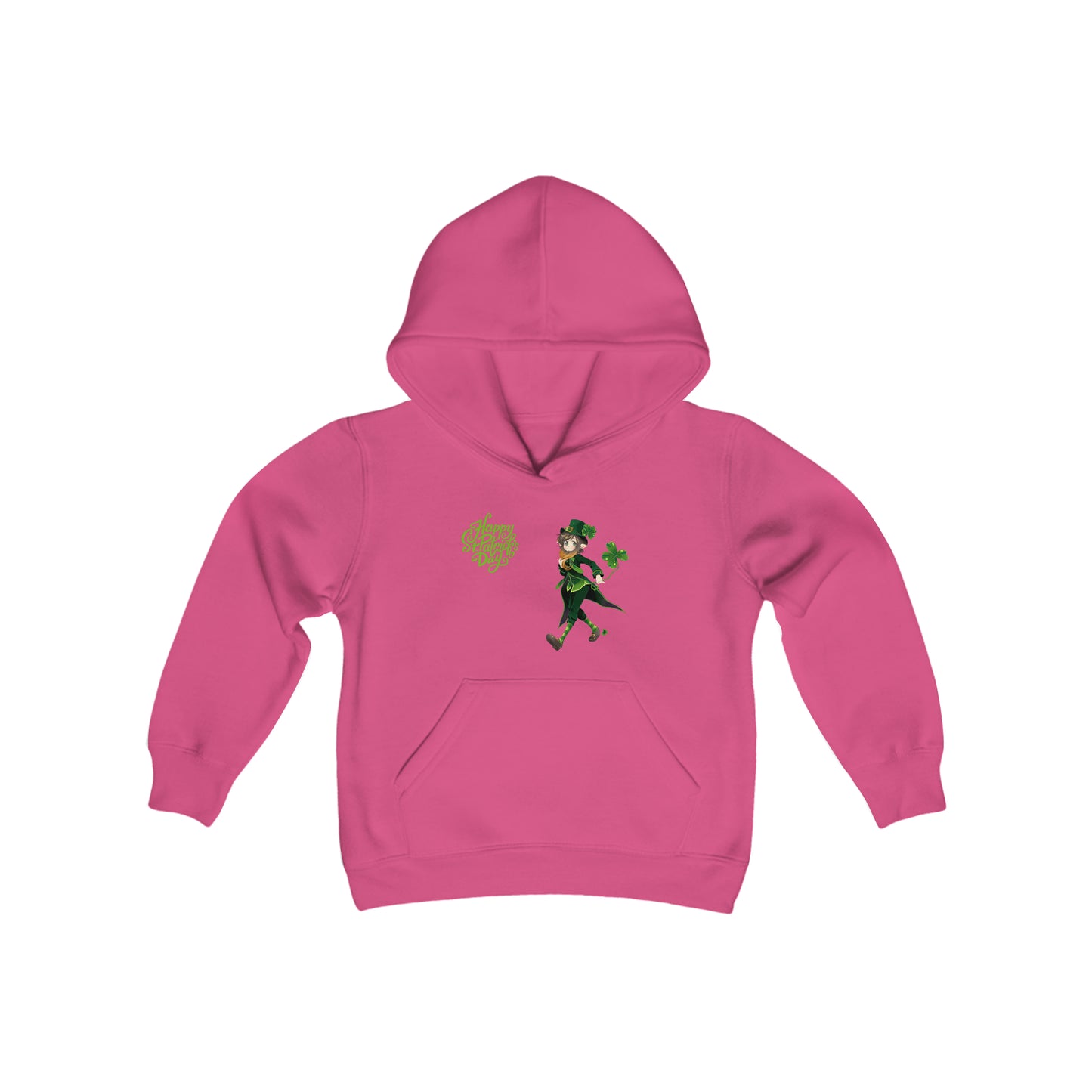 St. Patricks Day Youth Heavy Blend Hooded Sweatshirt