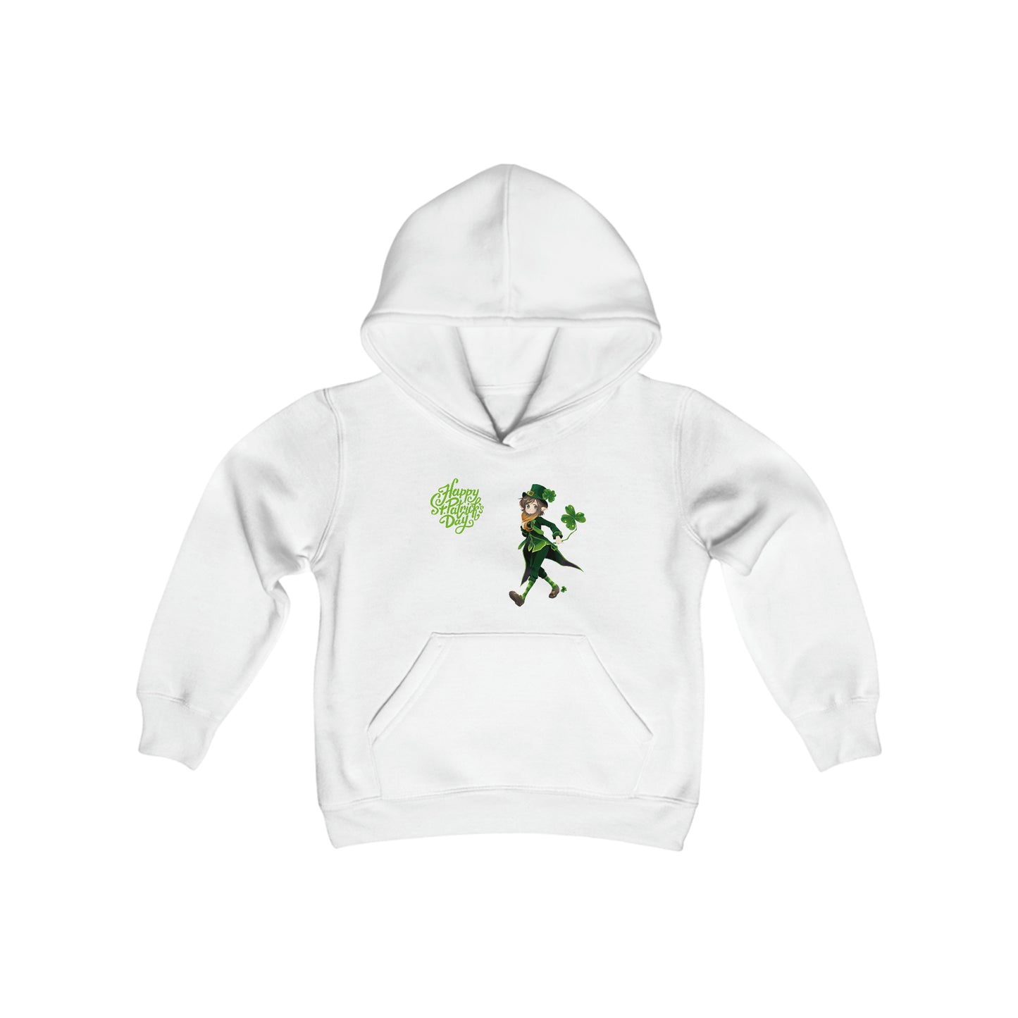 St. Patricks Day Youth Heavy Blend Hooded Sweatshirt