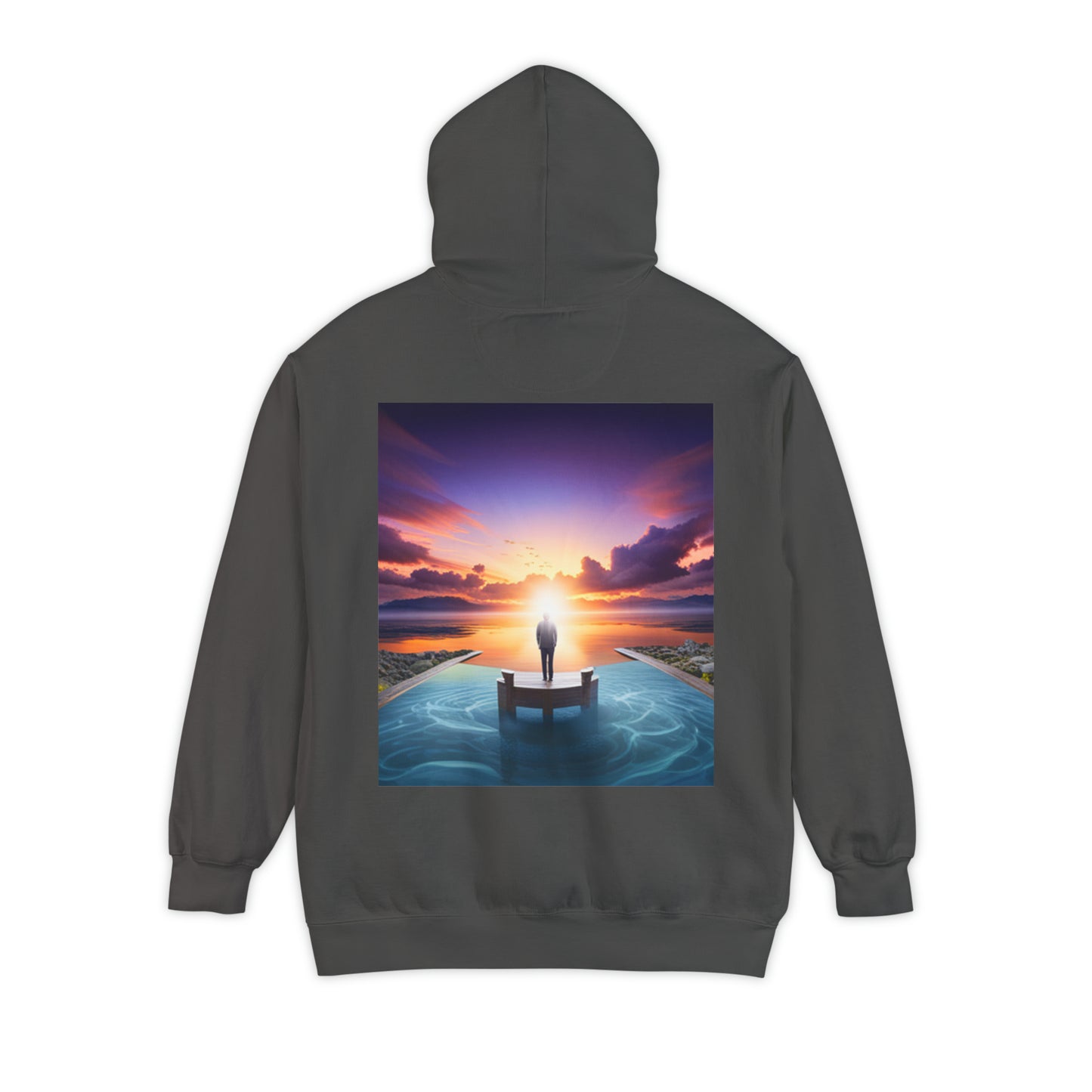 Normal Wear Unisex Garment-Dyed Hoodie