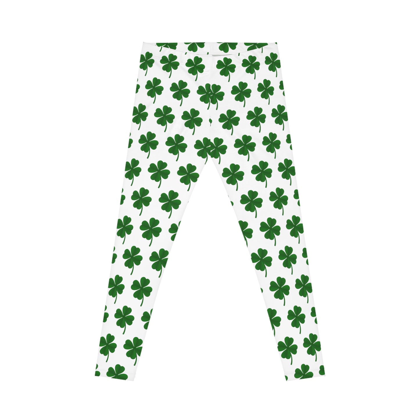 St Patricks Day Clover Women's Casual Leggings (AOP)