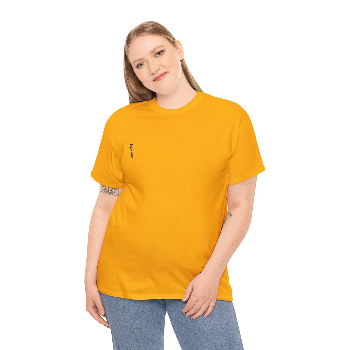 Normales Tragen AI Prints Unisex-T-Shirt aus schwerer Baumwolle