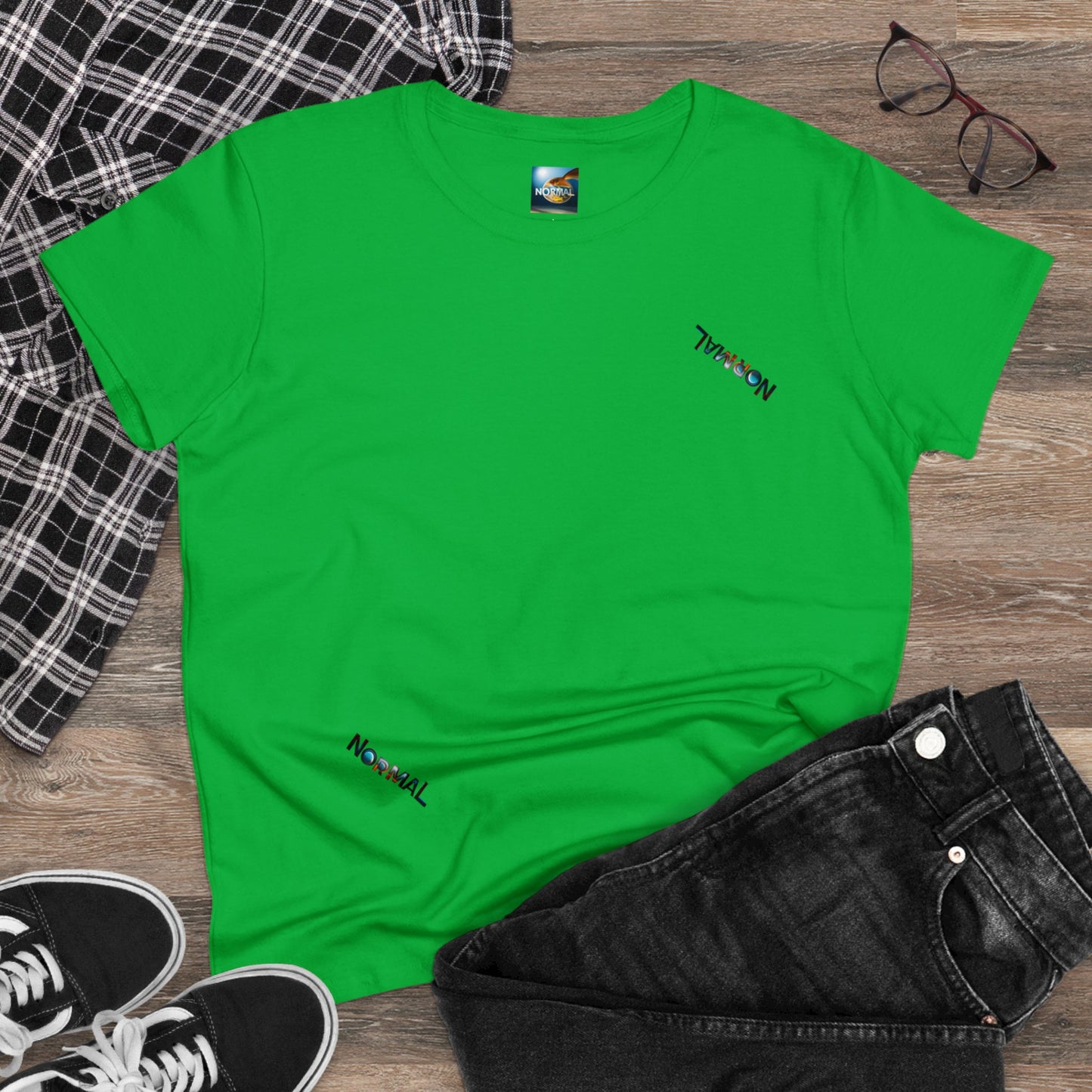 Normal Wear Women's Midweight Cotton Tee