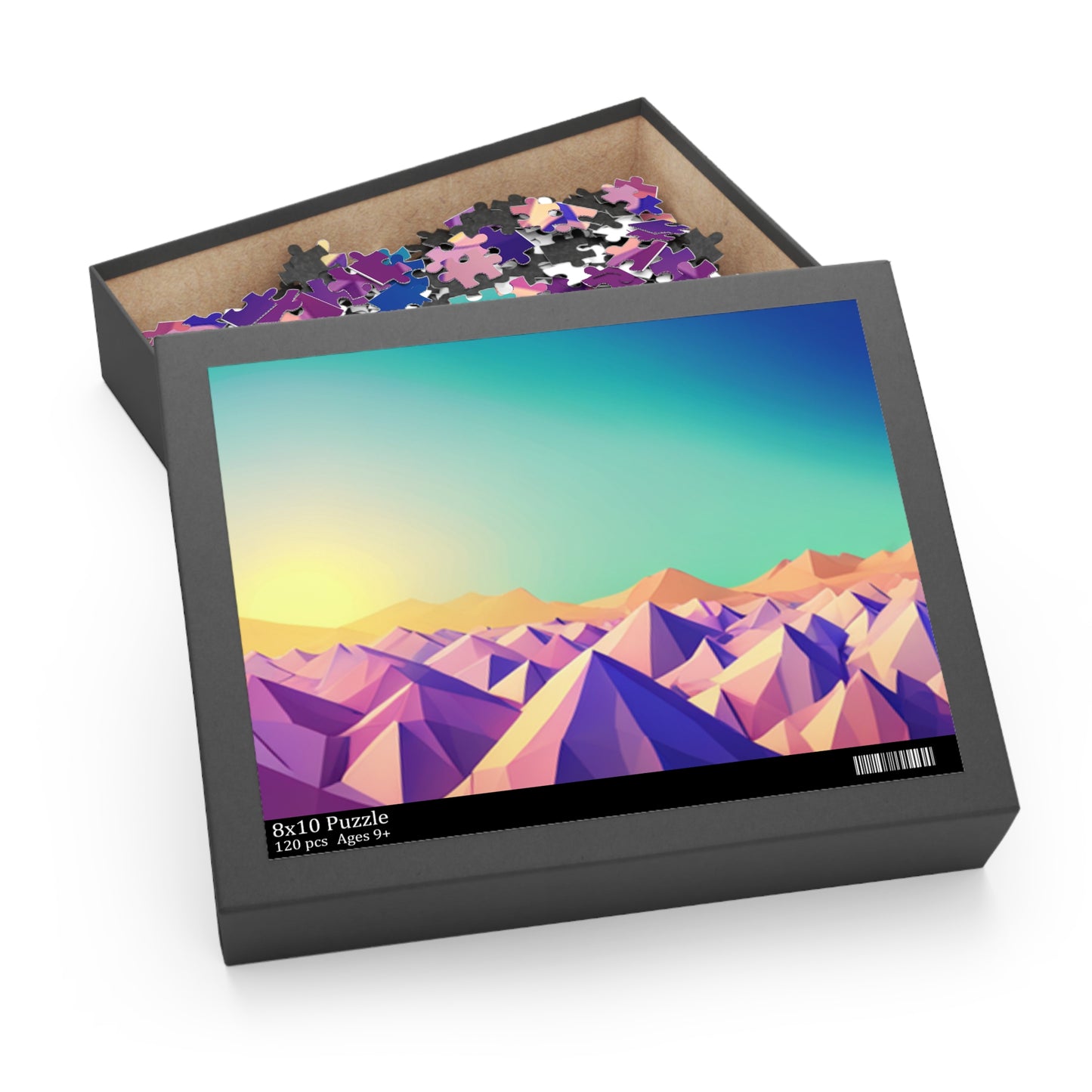 AI Sunset Art Puzzle (120, 252, 500-Piece)