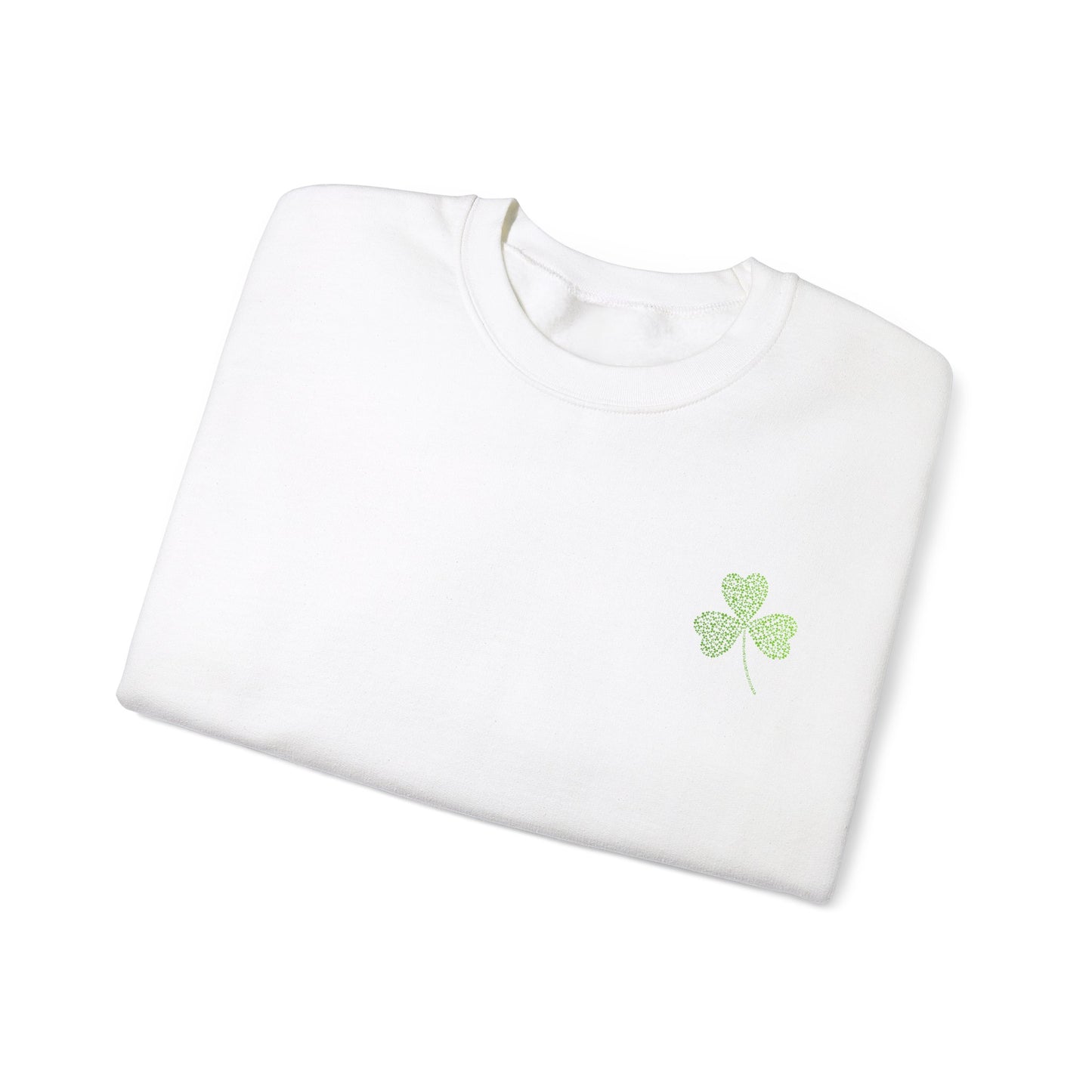 St Patricks Basic CloverUnisex Heavy Blend™ Crewneck Sweatshirt