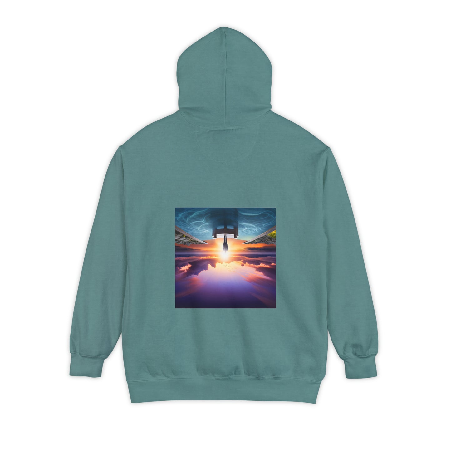 Normal Wear Unisex Garment-Dyed Hoodie