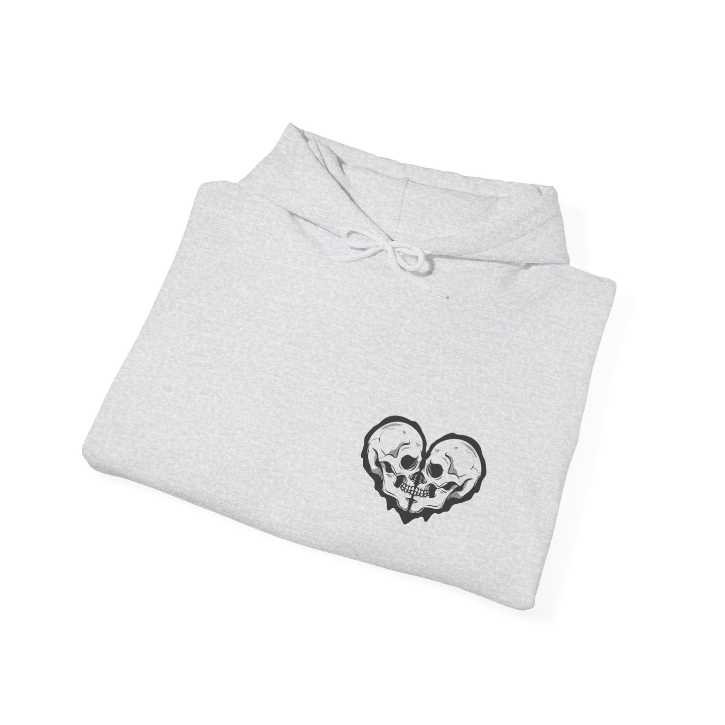 Skeleton Heart Hoodie - if i had feelings they'd be for you