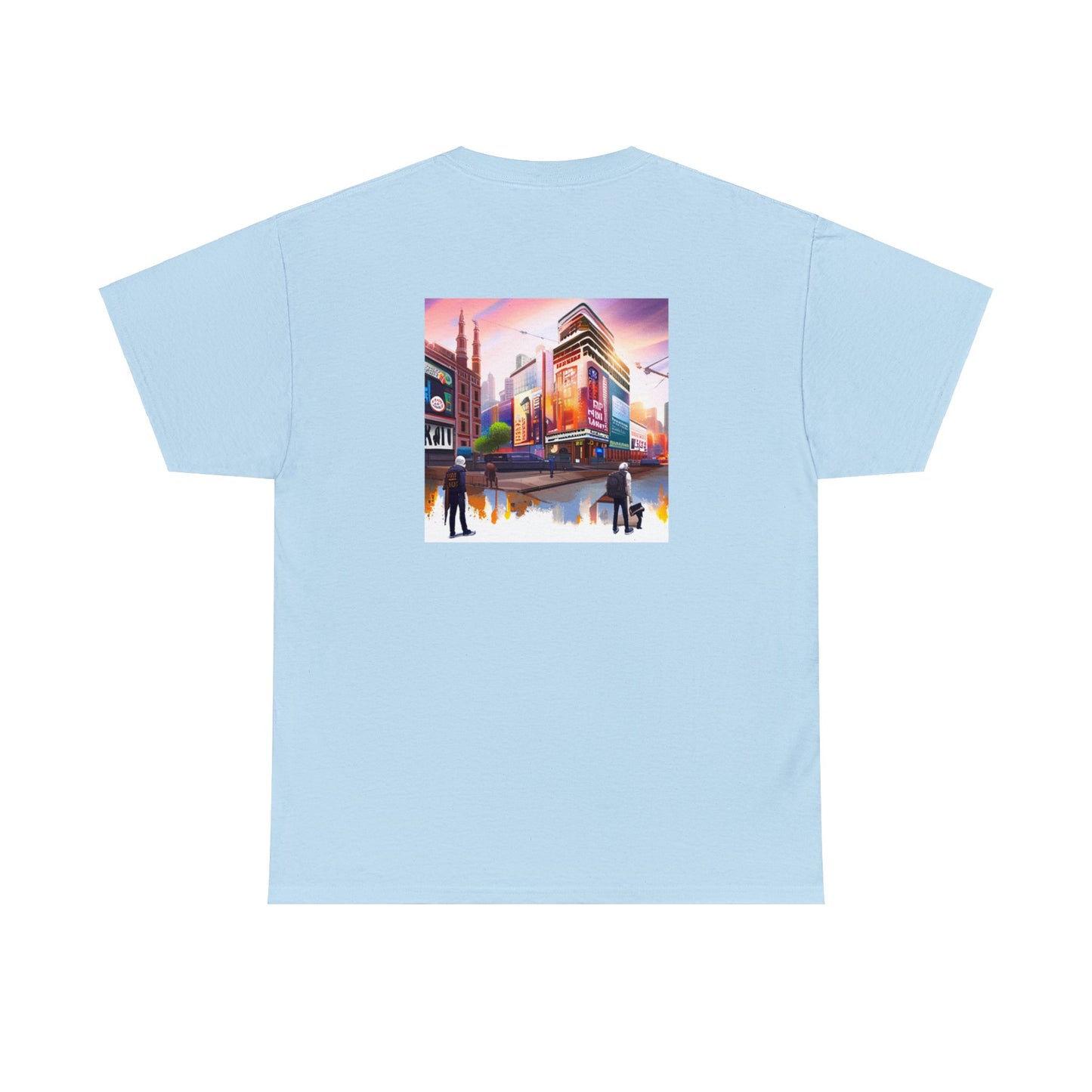 Normales Tragen AI Prints Unisex-T-Shirt aus schwerer Baumwolle