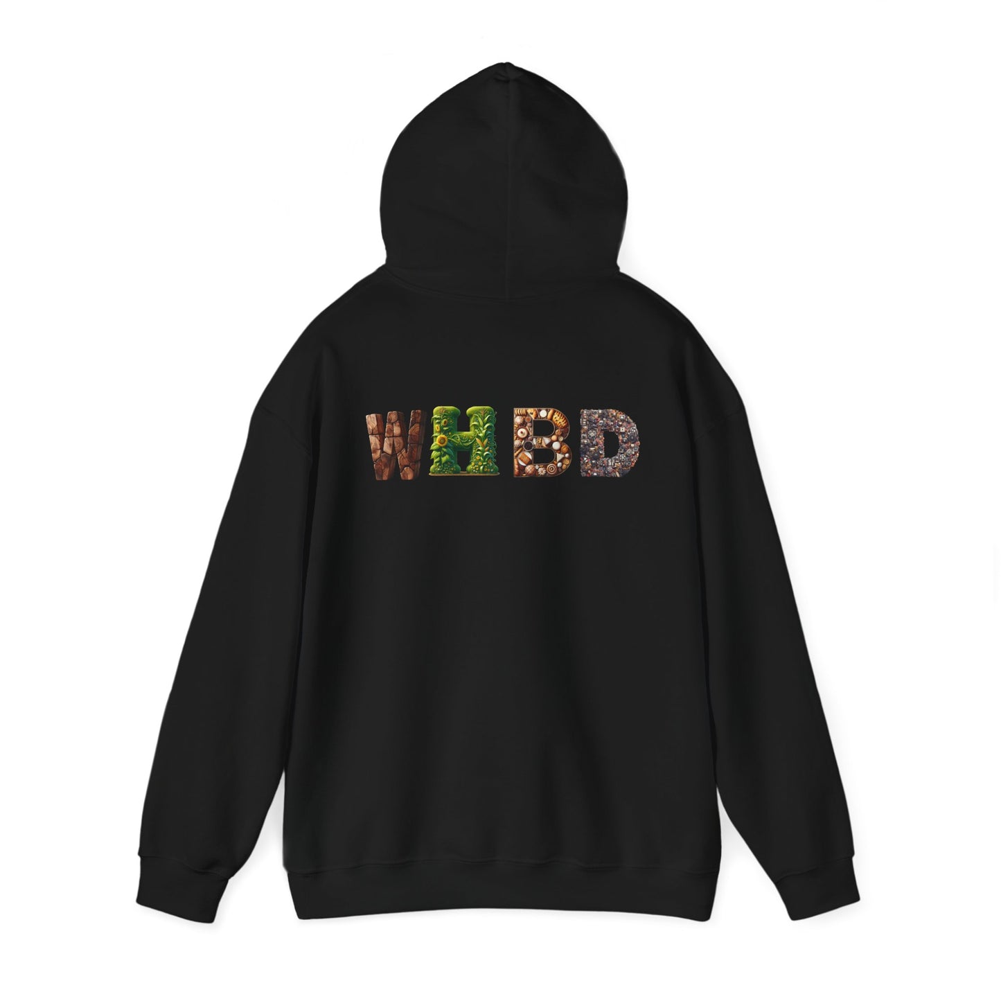 Nature-Inspired WHBD Hoodie, Cozy Sweatshirt for Nature Lovers, Perfect for Fall, Earth Day, Gift for Friends, Unisex Apparel