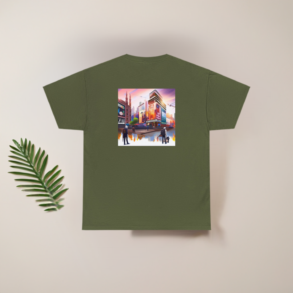 Normales Tragen AI Prints Unisex-T-Shirt aus schwerer Baumwolle