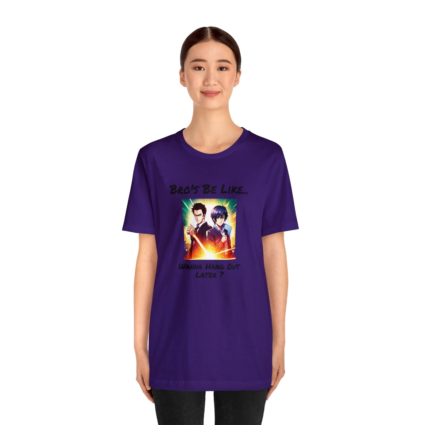 Normal Wear Unisex Jersey Short Sleeve Tee