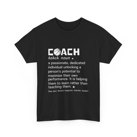 Basketball Coach Definition Unisex Tee