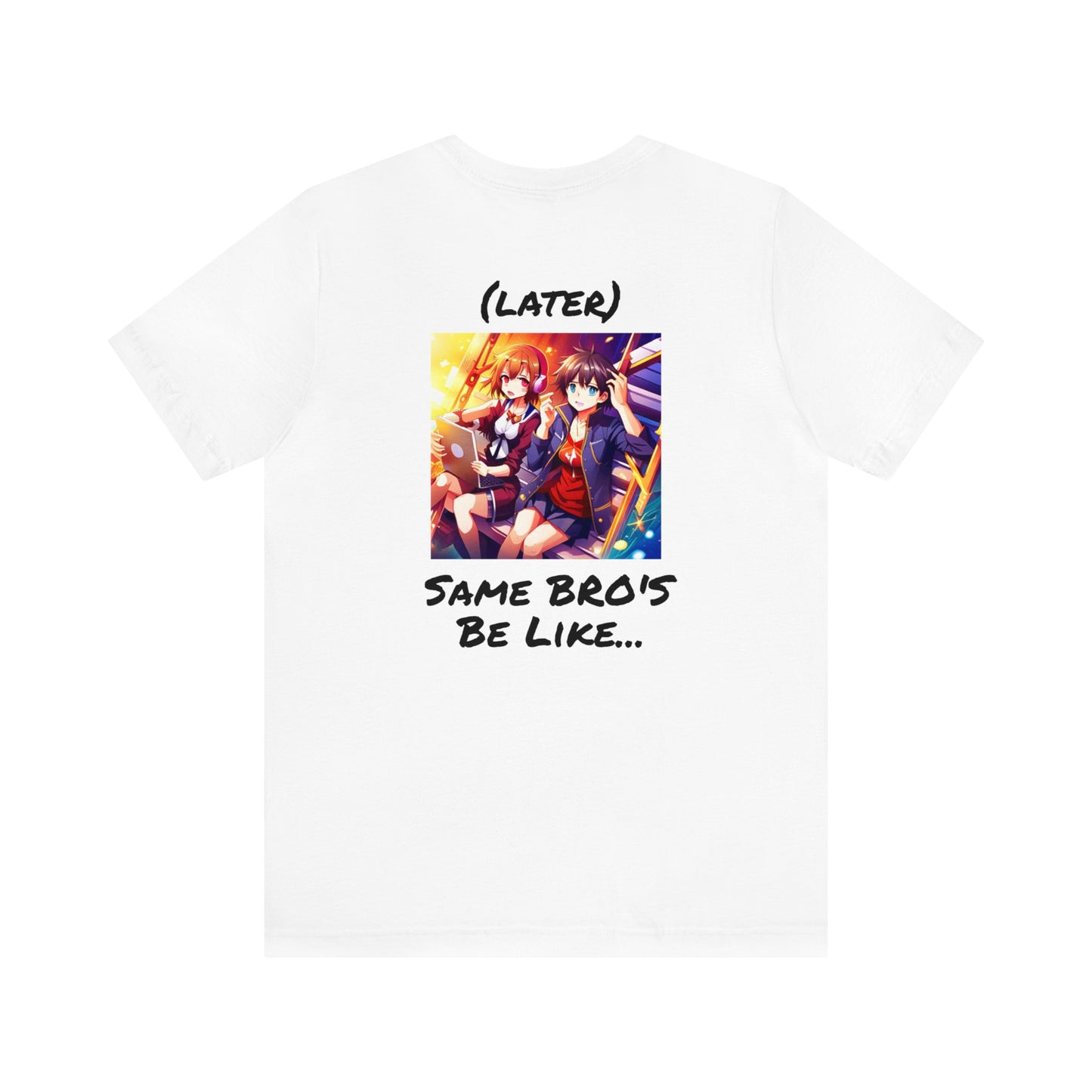 Normal Wear Unisex Jersey Short Sleeve Tee
