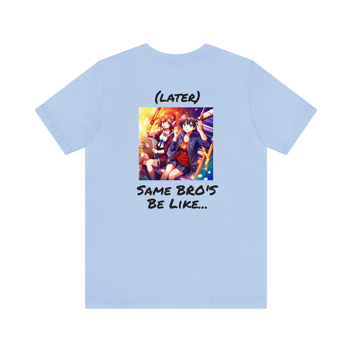 Normal Wear Unisex Jersey Short Sleeve Tee