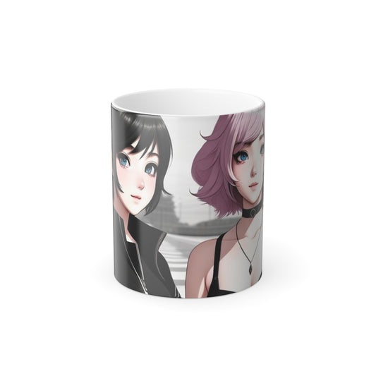 Anime Couple AI image on Thermal showing mug