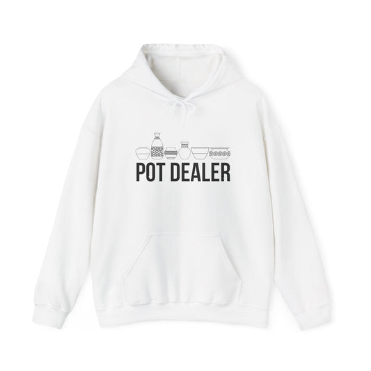 Pot Dealer Hoodie, Ceramic Artist Gift, Funny Pottery Sweatshirt, Clay Lover Present, Art Teacher Pullover, Clay Pot Maker Jacket