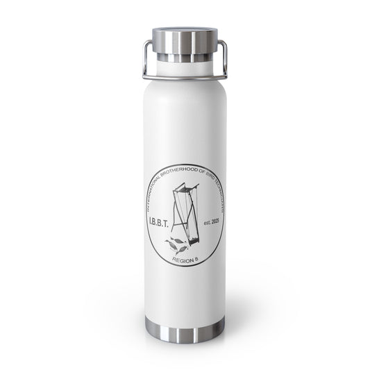 IBBT Insulated Water Bottle, 22oz Copper Flask for Outdoor Adventures, Custom Travel Mug
