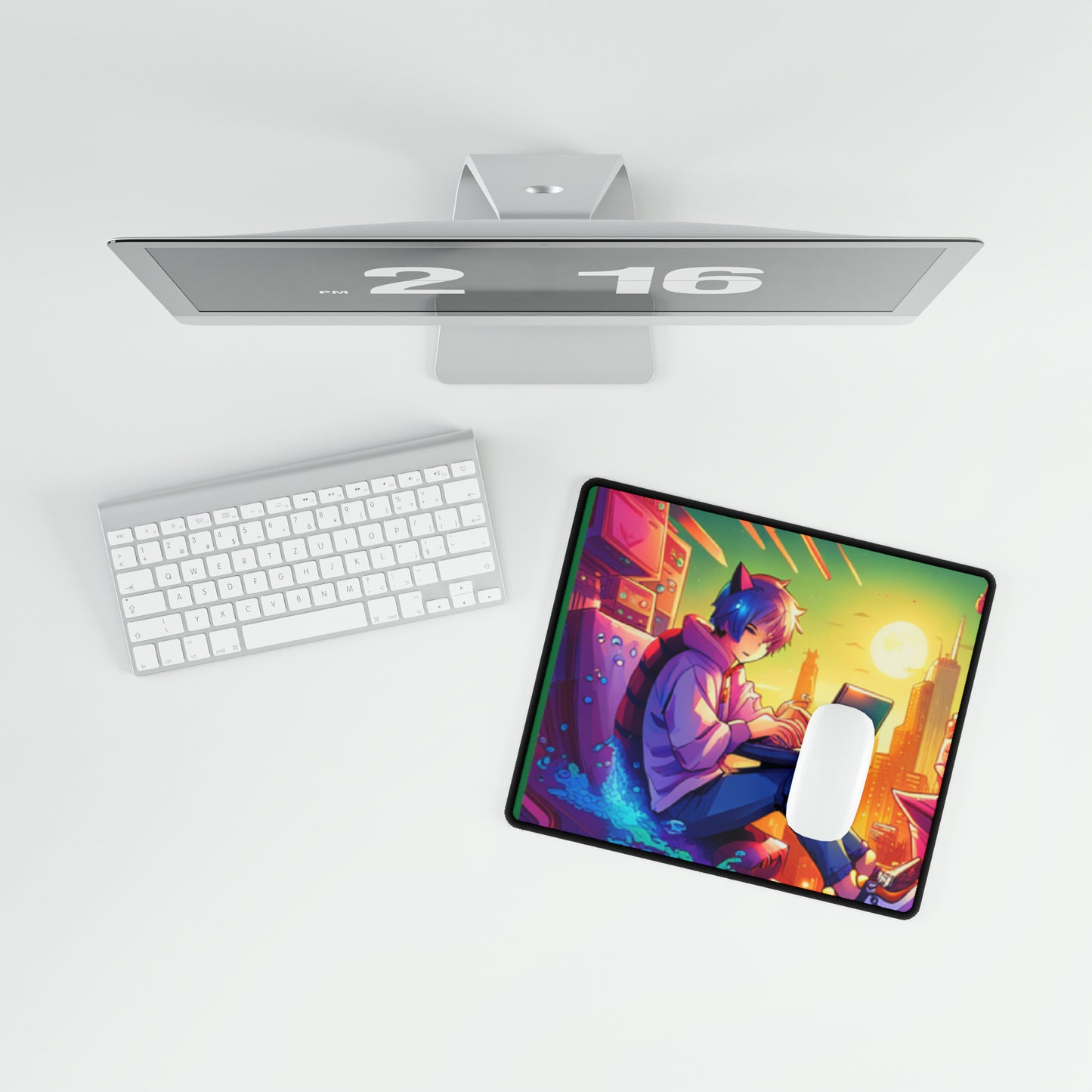 Cat Boy Anime Mouse Pad Desk Mats
