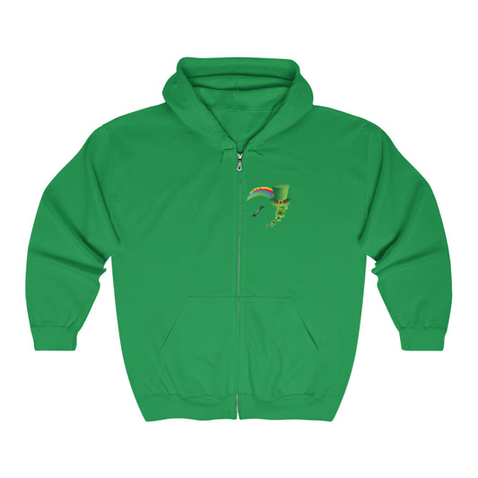 Normal Wear St Patricks Unisex Heavy Blend™ Full Zip Hooded Sweatshirt