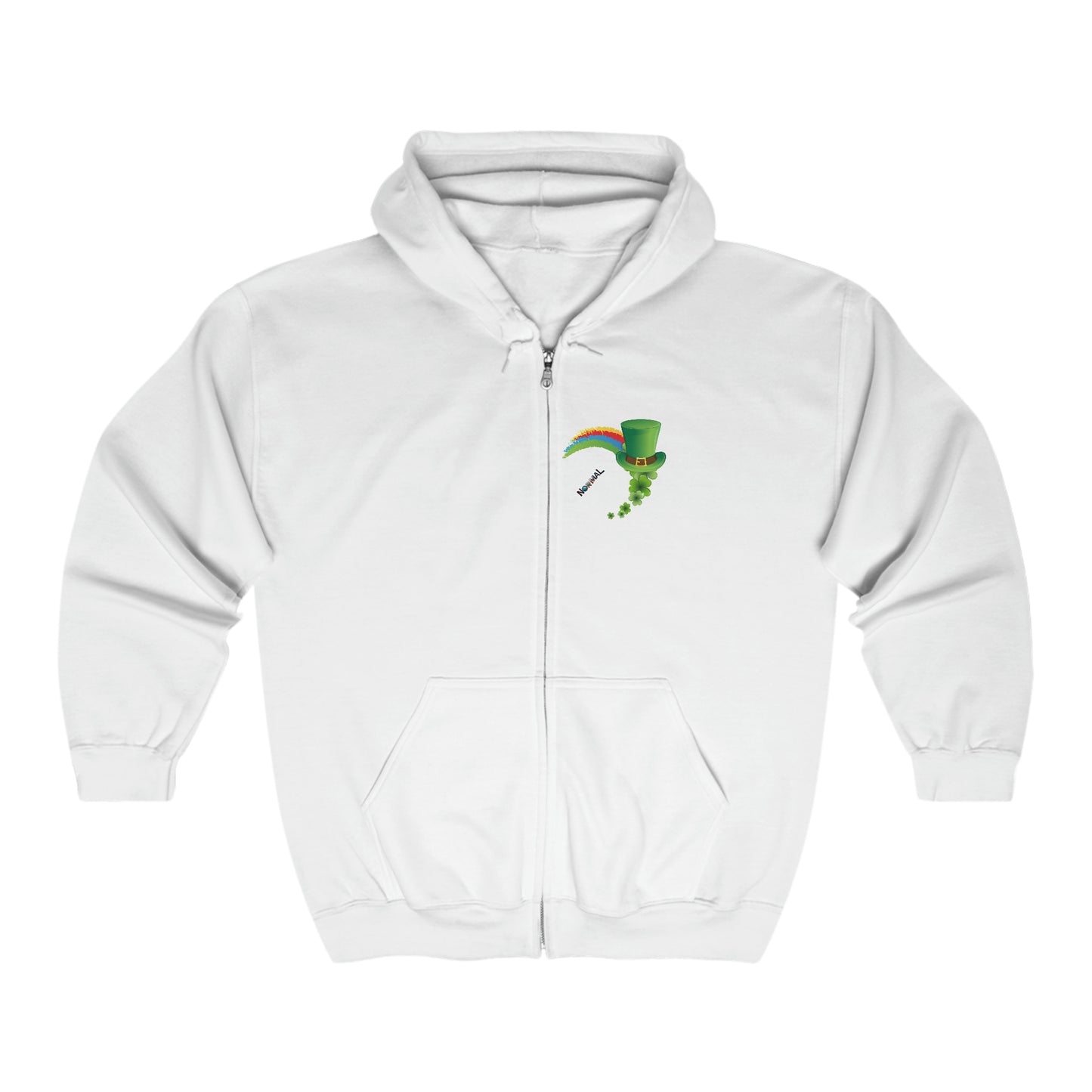 Normal Wear St Patricks Unisex Heavy Blend™ Full Zip Hooded Sweatshirt