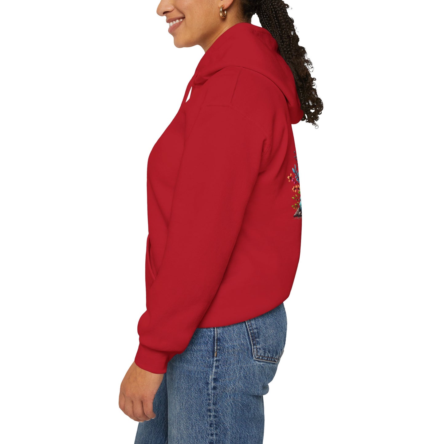 Christian Hooded Sweatshirt 'Strong and Courageous Proverbs'