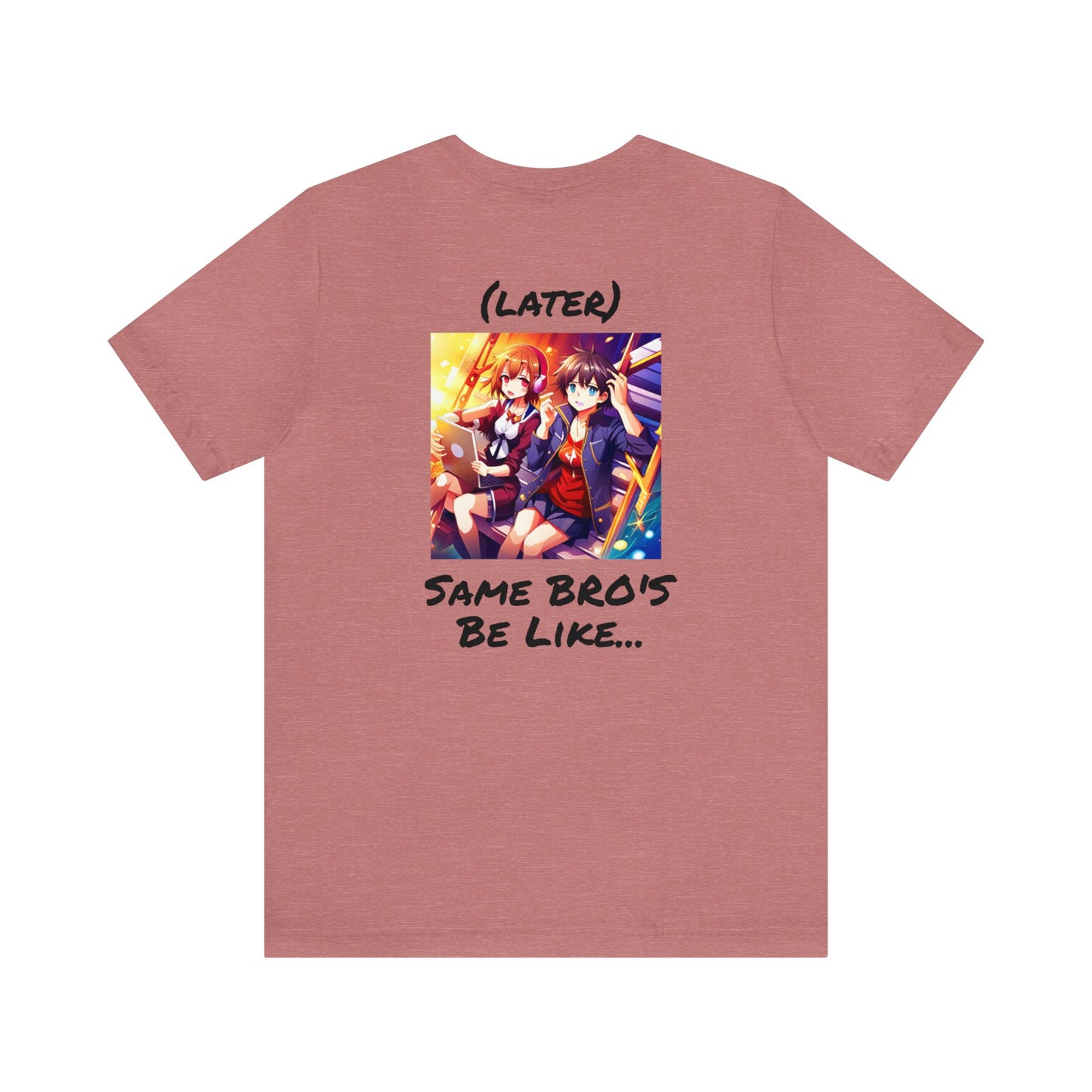 Normal Wear Unisex Jersey Short Sleeve Tee