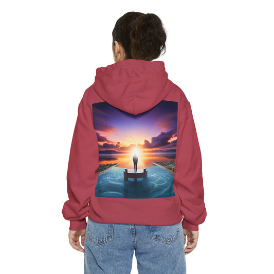 Normal Wear Unisex Garment-Dyed Hoodie