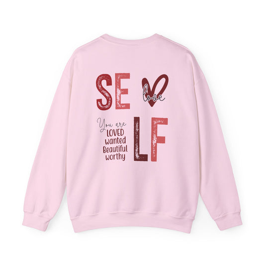 Self Love Design Unisex Heavy Blend™ Crewneck Sweatshirt