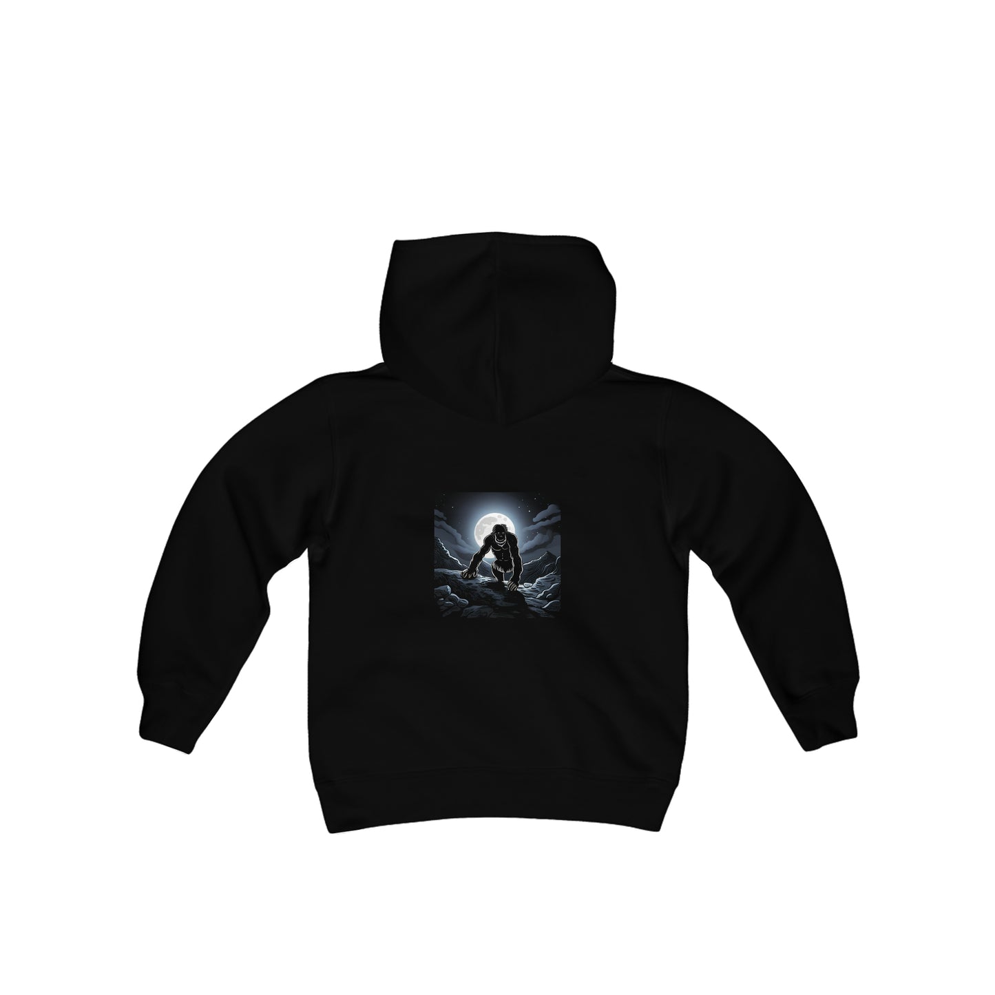Sudadera con capucha de mezcla pesada para jóvenes de uso normal