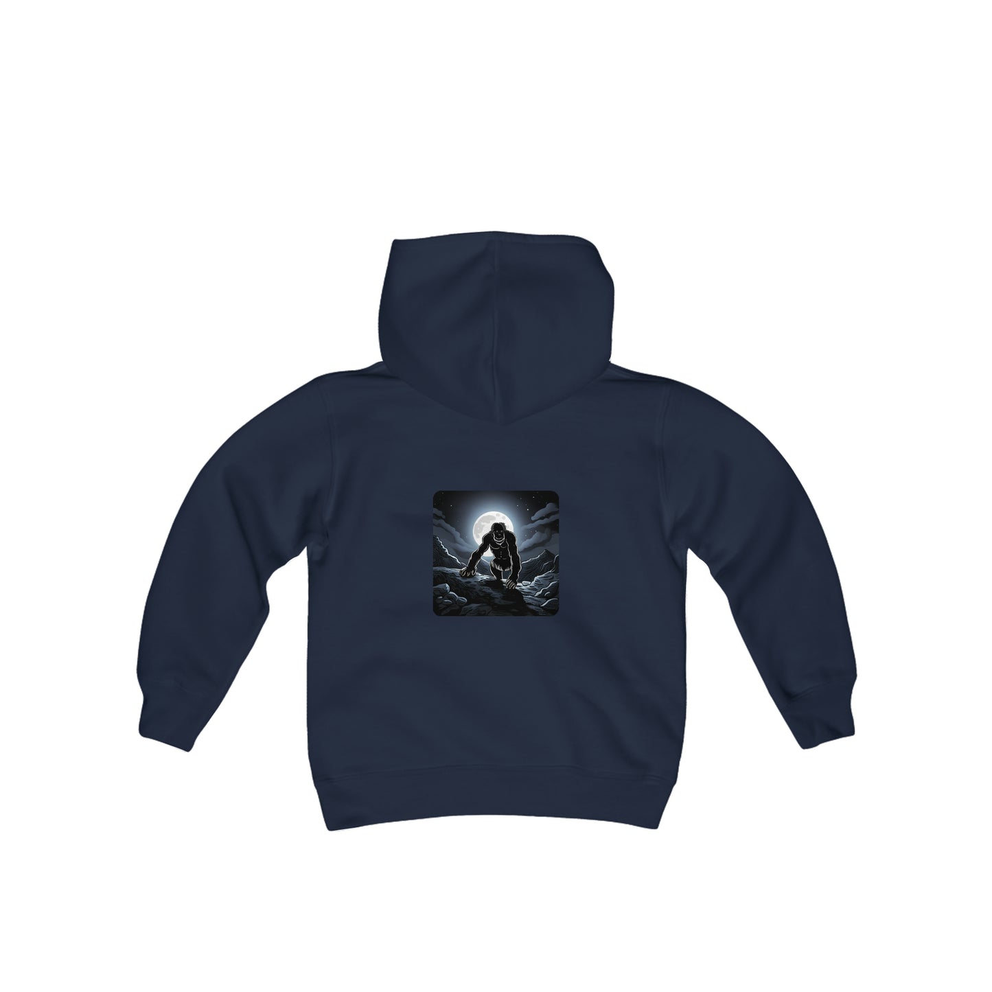 Sudadera con capucha de mezcla pesada para jóvenes de uso normal