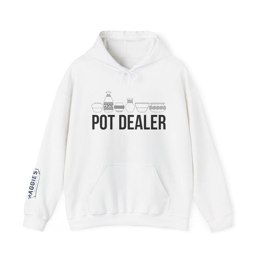 Pot Dealer Hoodie, Ceramic Artist Gift, Funny Pottery Sweatshirt, Clay Lover Present, Art Teacher Pullover, Clay Pot Maker Jacket