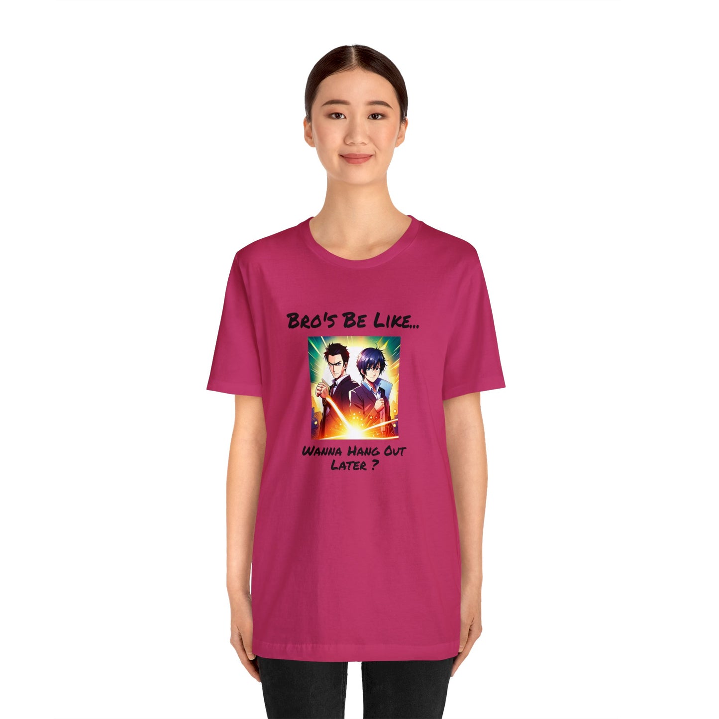 Normal Wear Unisex Jersey Short Sleeve Tee
