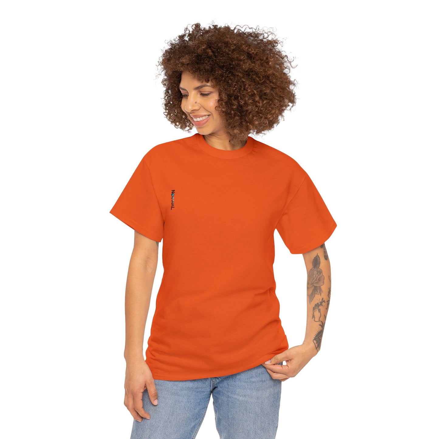 Normales Tragen AI Prints Unisex-T-Shirt aus schwerer Baumwolle