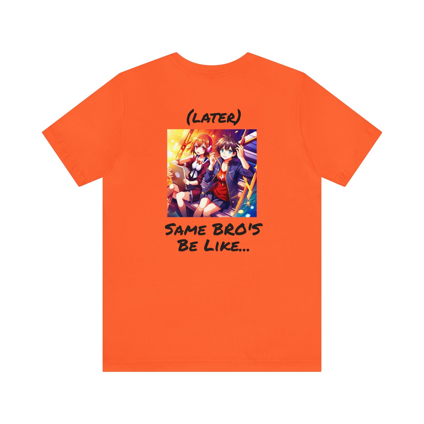Normal Wear Unisex Jersey Short Sleeve Tee