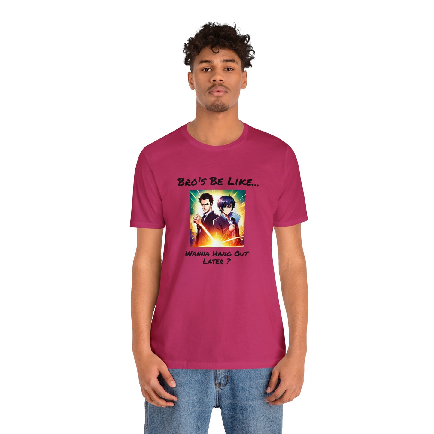 Normal Wear Unisex Jersey Short Sleeve Tee