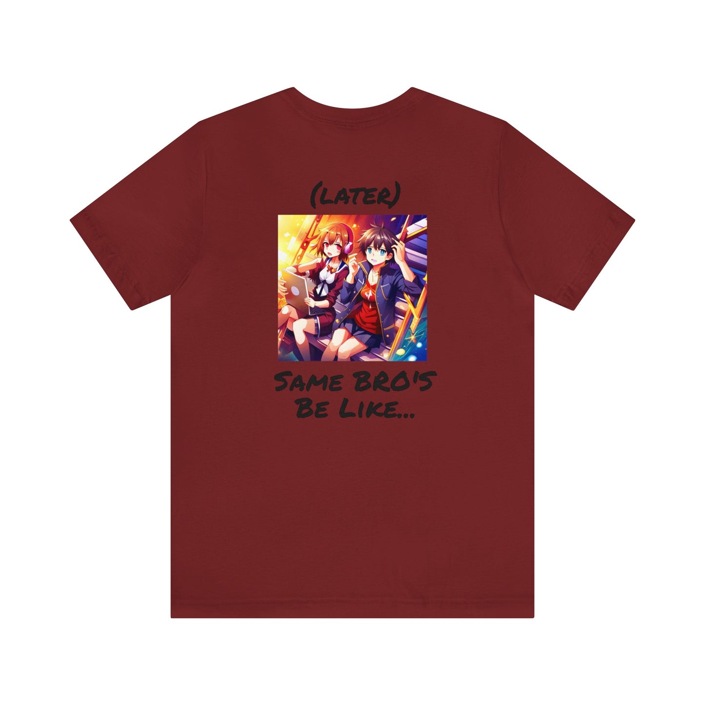 Normal Wear Unisex Jersey Short Sleeve Tee