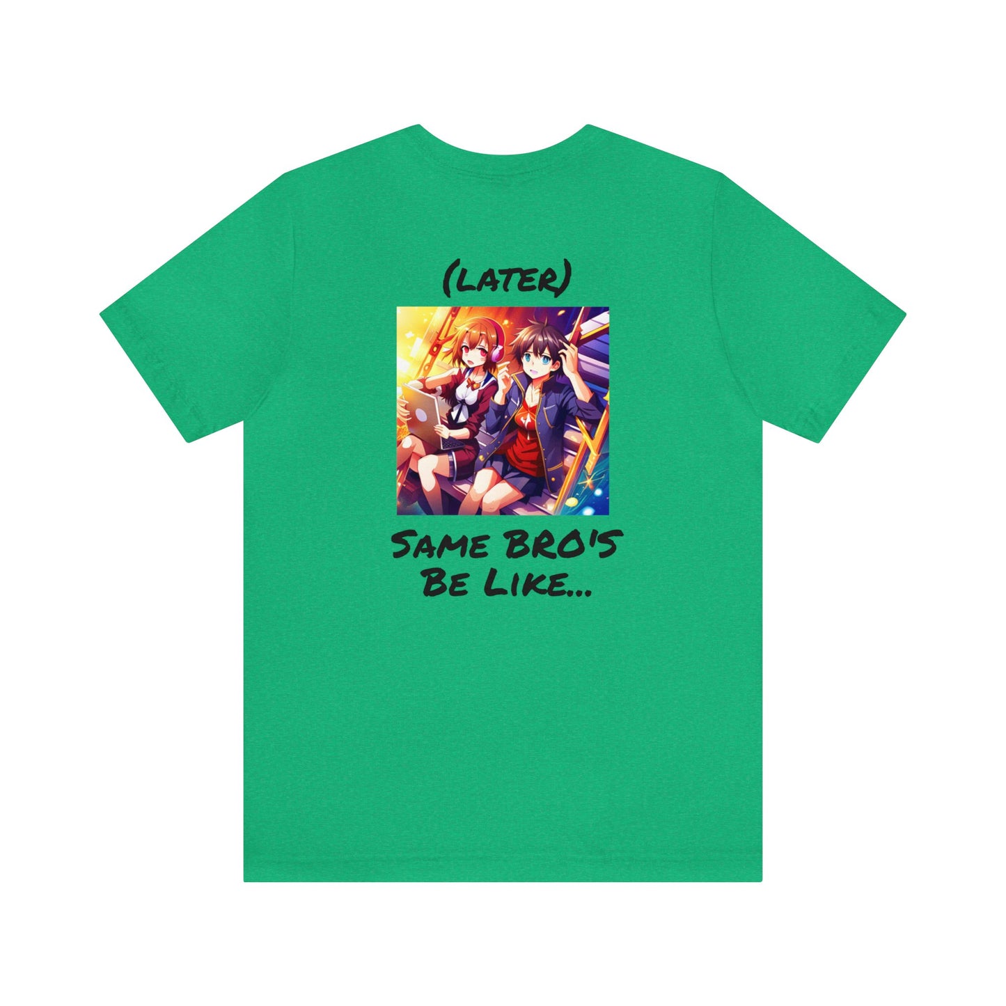 Normal Wear Unisex Jersey Short Sleeve Tee