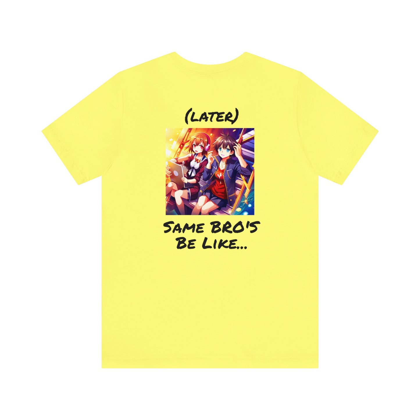 Normal Wear Unisex Jersey Short Sleeve Tee