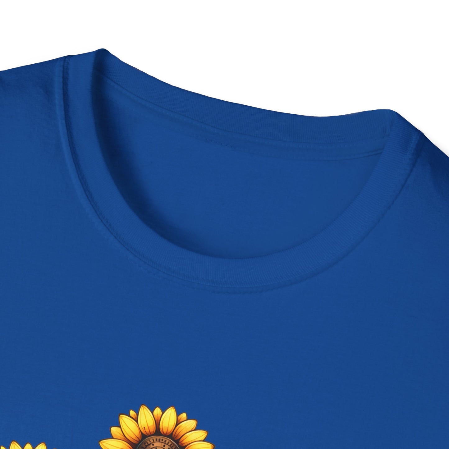 Sunflower Garden Unisex Softstyle T-Shirt, Floral Tee, Nature Lover Gift, Summer Apparel, Boho Aesthetic