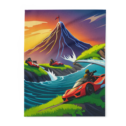 AI fortnite Arctic Fleece Blanket