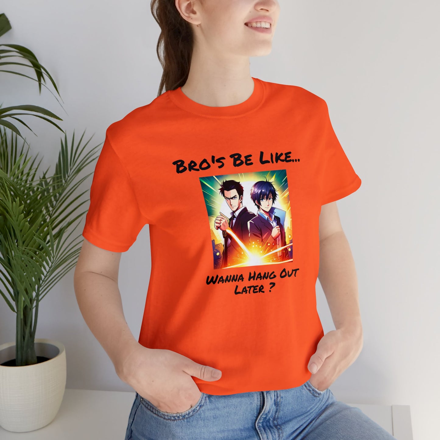 Normal Wear Unisex Jersey Short Sleeve Tee