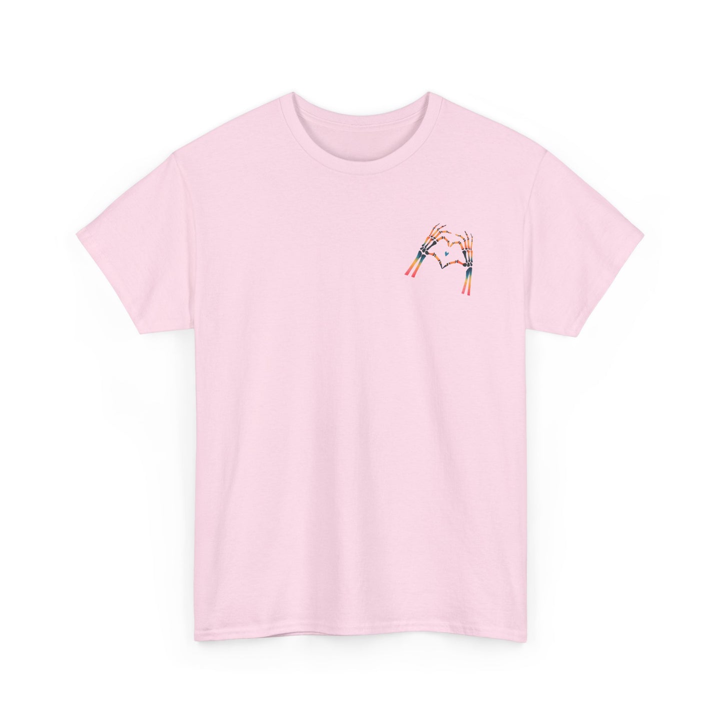 Valentine's Day Raccoon Unisex Tee - 'Unhinged and Feral' Metal Hand Signs