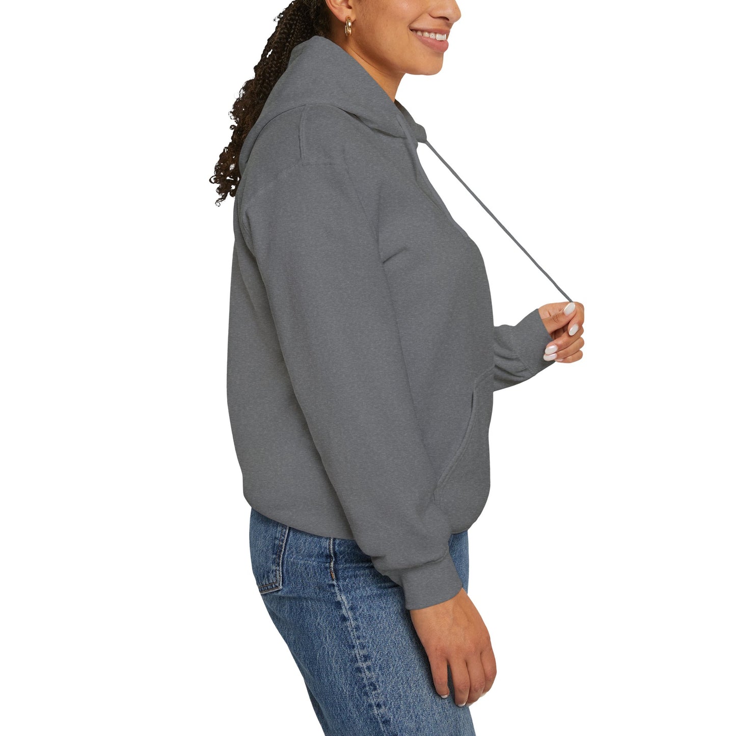 Christian Hooded Sweatshirt 'Strong and Courageous Proverbs'
