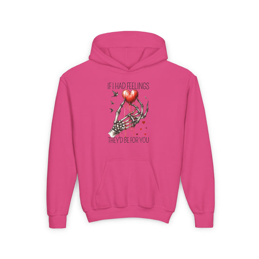 If i had Feelings They'd be for You Valentines Skeleton Print